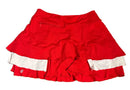 GGBlue luxe sport Red & White Tiered Skort Size M-1