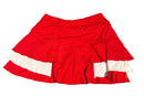 GGBlue luxe sport Red & White Tiered Skort Size M-2