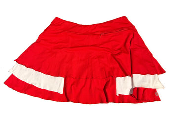 GGBlue luxe sport Red & White Tiered Skort Size M - 0