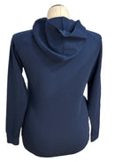 New Footjoy Navy Ribbed Full Zip Hoodie w/ Logo Size M-2