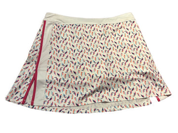 Callaway White Parrot Print Golf Skort Size XL MSP$88 - 0