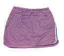 Lady Hagen Women's Off to the Races Retro Geo Cherry Red Skort Size L MSP$65-2