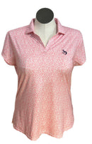Footjoy Pink Speckle Golf Polo w/ Logo Size XL-1