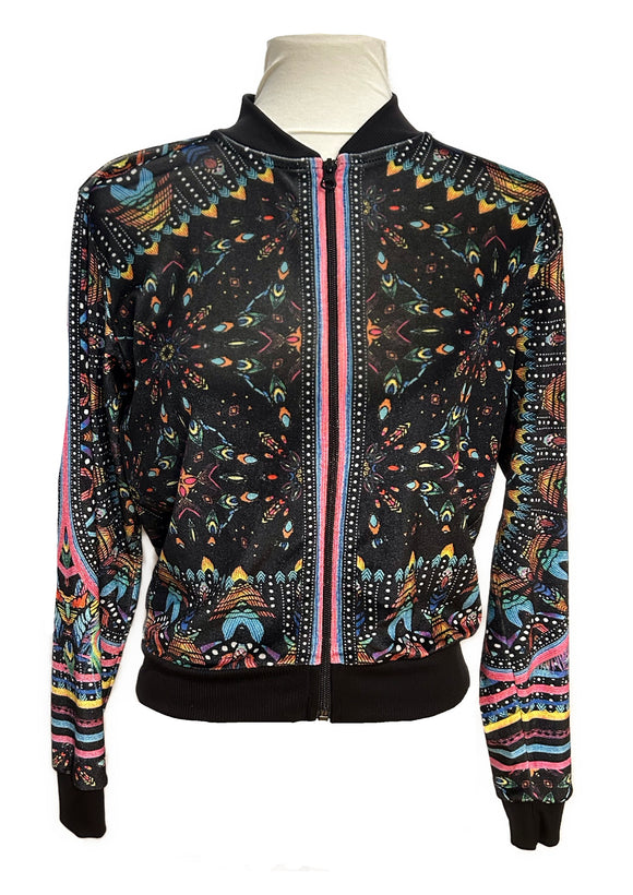Lucky in Love Velvet Vision Full Zip Jacket Size XS