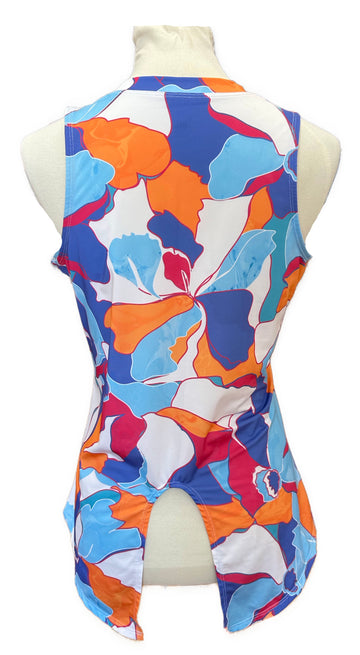 Tail Activewear Abstract Floral Tank Size M MSP$72 - 0