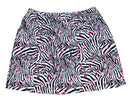 B Skins Women's Zebra & Floral Print Golf Skort Size XL-2