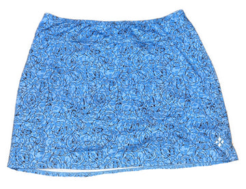 Jofit Women's Blue & Black Floral Print Golf Skort Size XL