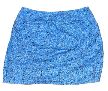 Jofit Women's Blue & Black Floral Print Golf Skort Size XL - 0