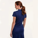 New EP NY Cap Sleeve Mandarin Collar Golf Polo -Navy MSP$88-3