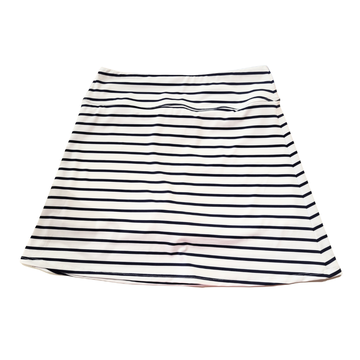 Renwick Navy & White Horizontal Stripe Skort Size S