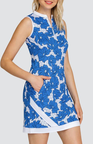 Tail Activewear Elisandra Sleeveless Golf Dress - Sicily Blooms Size M MSP$117