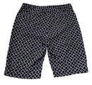 Tail White Label Pull-On Shorts Black & White Woven Pattern Size 14-2