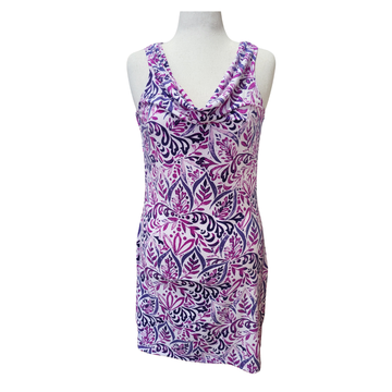 Title Nine Women's Purple & Magenta Paisley Print Sleeveless Dress Size M MSP$109