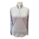 Walter Hagen Women's Pale Purple Print Performance UV Pullover Size M MSP$80-1