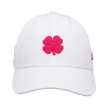 New Black Clover Women's Hollywood 23 Golf Hat - White/Pink