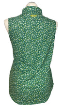Straight Down Dogwood Sleeveless Polo - Sage Size XL-2