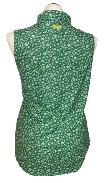 Straight Down Dogwood Sleeveless Polo - Sage Size XL - 0