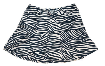 Tail Black & Tan Zebra Skort Size L