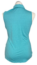 New Adidas Women's Space Dye Sleeveless Golf Polo MSP$50-2