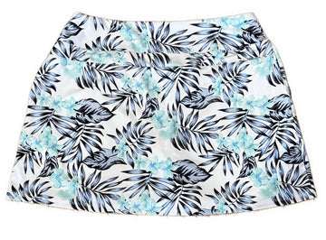 New Tommy Bahama White, Green & Blue Floral Skort Size L MSP$98 - 0