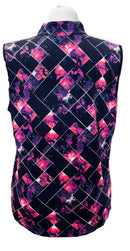 Tail White Label Navy, Pink & Purple Floral Print Sleeveless Golf Top Size XXL-2
