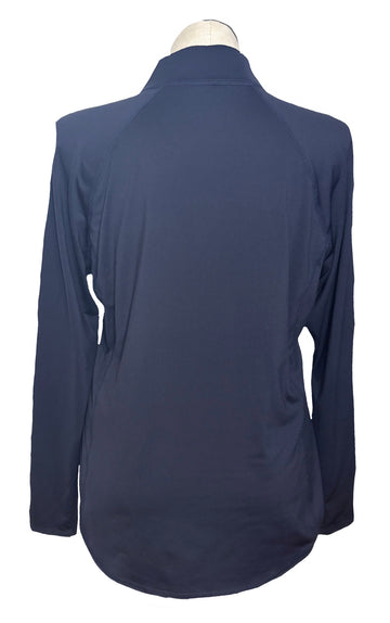 Jofit Navy Pullover w/ Pink Zipper Size XXL - 0
