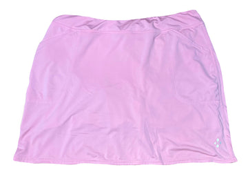 Jofit Solid Pastel Textured Skort - Pink Size XL