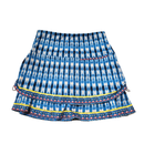 Lucky in Love Blue & Navy Adjustable Tye Dye Skort Size XS-2