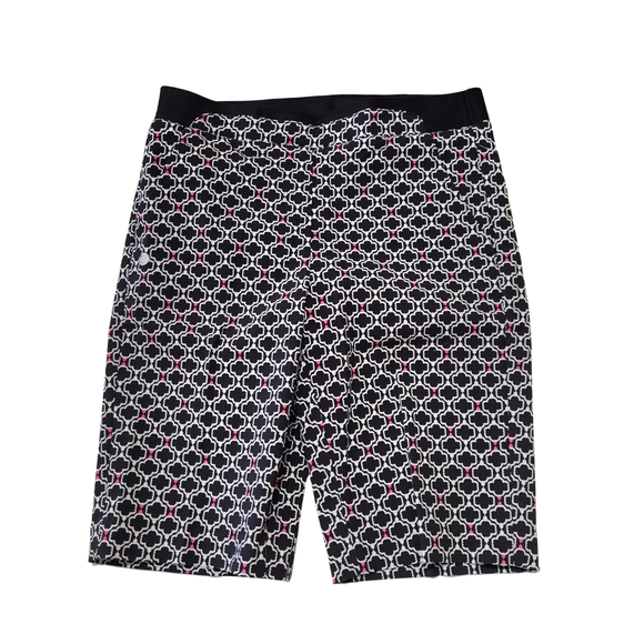 EP NY Black & Pink Printed Pull-On Golf Short Size S