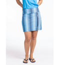 New Kinona Sport Summer Sass Golf Skort - Ocean Plaid Size L $138-4