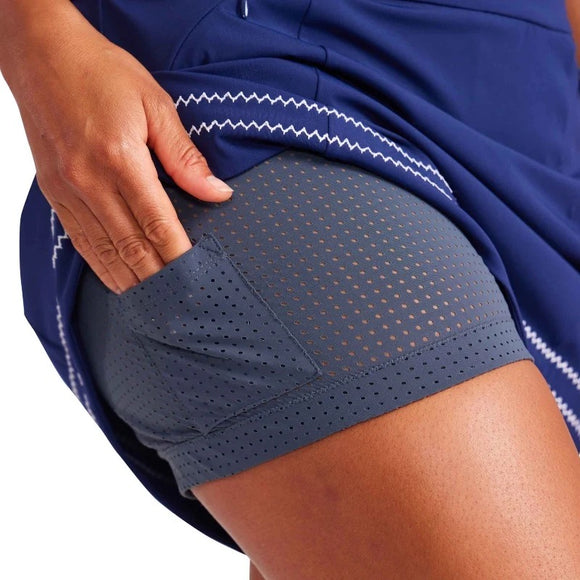 New Kinona Sport Navy Iron Play Golf Skort Size L MSP$140