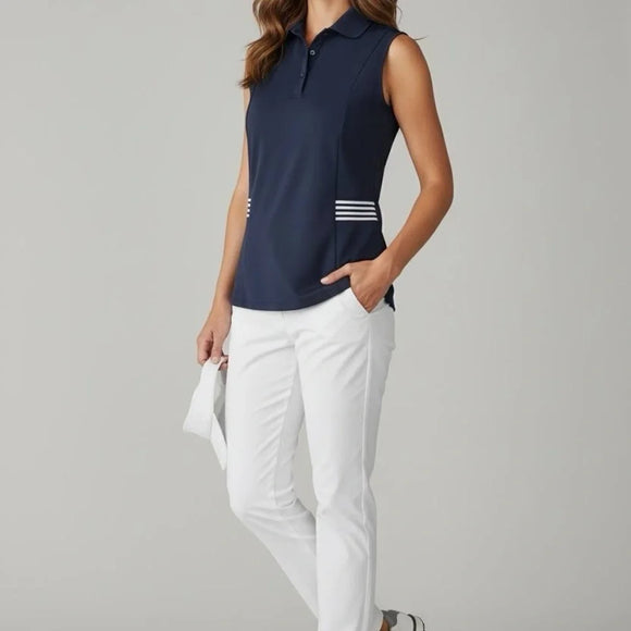 New Nivo Sport Abby Navy Sleeveless Size L MSP$55