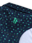 New TJ Sport Racerback Golf Shirt - Desert Swing -Navy MSP$80-3