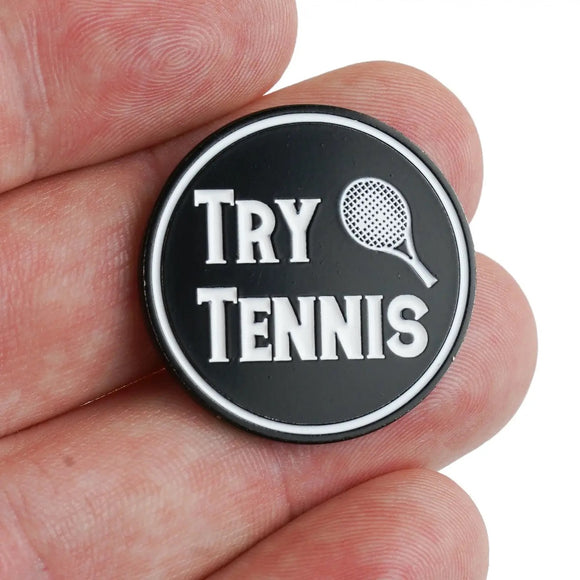 New Bogey Brothers "Try Tennis" Golf Ball Marker