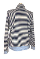 Renwick Navy & White Striped Pullover w/ Periwinkle Trim Size XXL-2