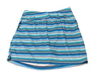 Adidas Navy, Blue & Aqua Woven Dash Print Skort Size L-1