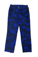 Jofit Women's Blue & Navy Camo Golf Pants Size 4-1