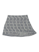 Sigrid Olsen Pale Navy & White Floral Skort Size M-2
