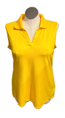 New Nancy Lopez Golf Women's Luster Sleeveless Polo Size 1X MSP$65-1