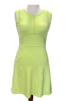 Title Nine Women's Lime Green Athleisure Dress Size M MSP$110-1