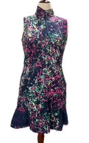 EP NY Navy, Pink & Green Foliage Women's Golf Dress Size M-1