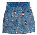 New Skort Obsession Fireworks & Gnomes Skort Size XS-1