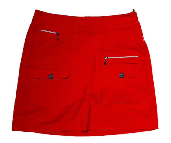 Jamie Sadock Women's Dark Orange Golf Skort Size 6