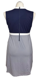 Kinona Navy, White & Gray Colorblock Dress MSP$159-2