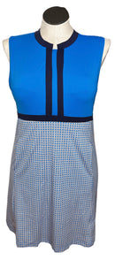 Kinona Blue Blocked Sleeveless Dress Size L MSP$159-1