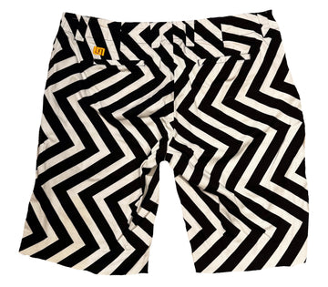 Loudmouth Black & White Zig Zag Short Size 14 MSP$95 - 0