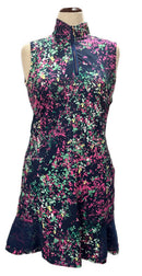 EP NY Navy, Pink & Green Foliage Women's Golf Dress Size M-1