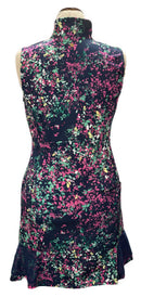 EP NY Navy, Pink & Green Foliage Women's Golf Dress Size M-2