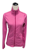 Women's Nike Dri-Fit Full-Zip Heather Magenta Running Jacket Size S-1