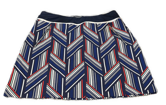 Tail Red, White, Royal & Navy Speed Skort Size M
